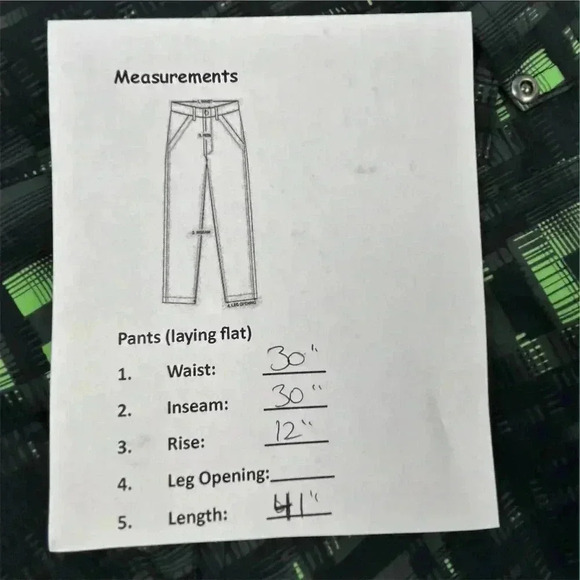 Columbia Men's Geometric Snow Pants Multicolor Size S Winter Ski Black Green - Picture 14 of 15